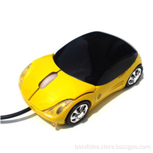 Wired car mouse with blue light